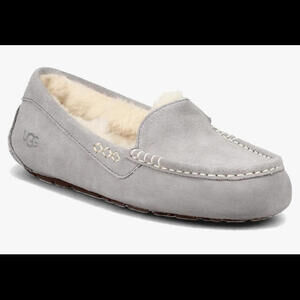UGG moccasins - gray, size 10